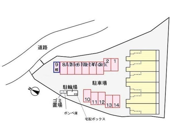 セラピアⅢの物件外観写真